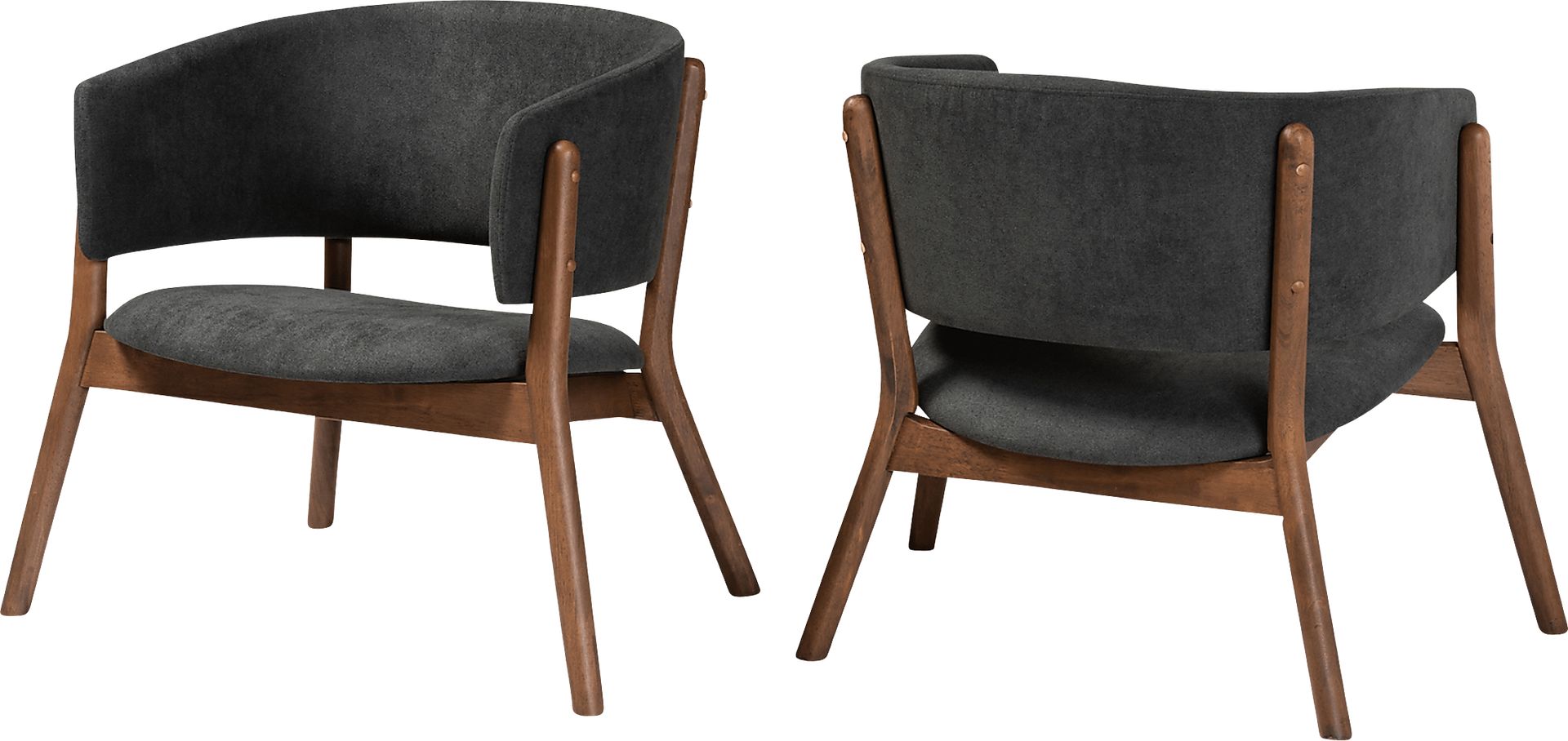 Warsoff Dark Gray Accent Chair, Set of 2 - Image 1