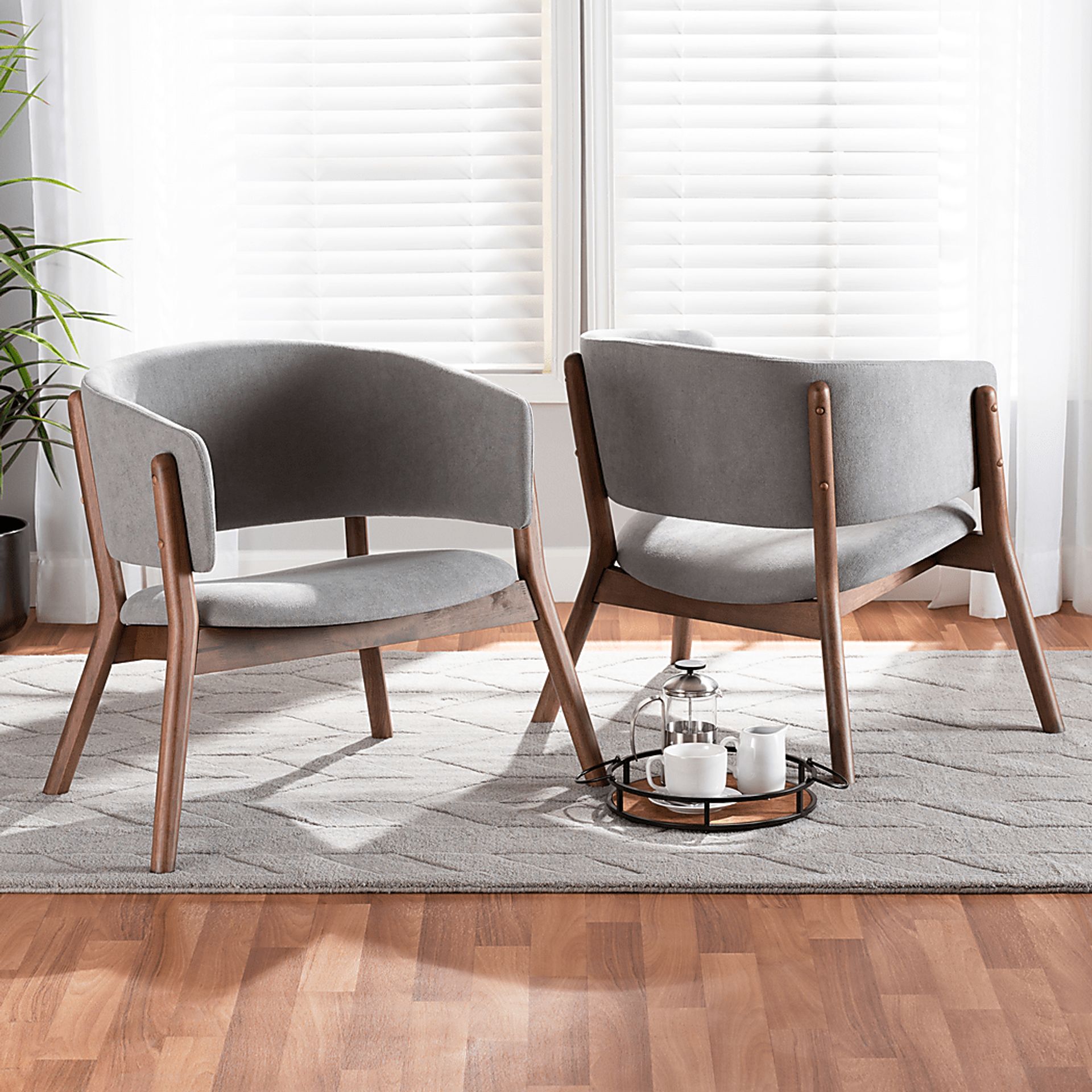 Warsoff Gray Accent Chair, Set of 2 - Image 7