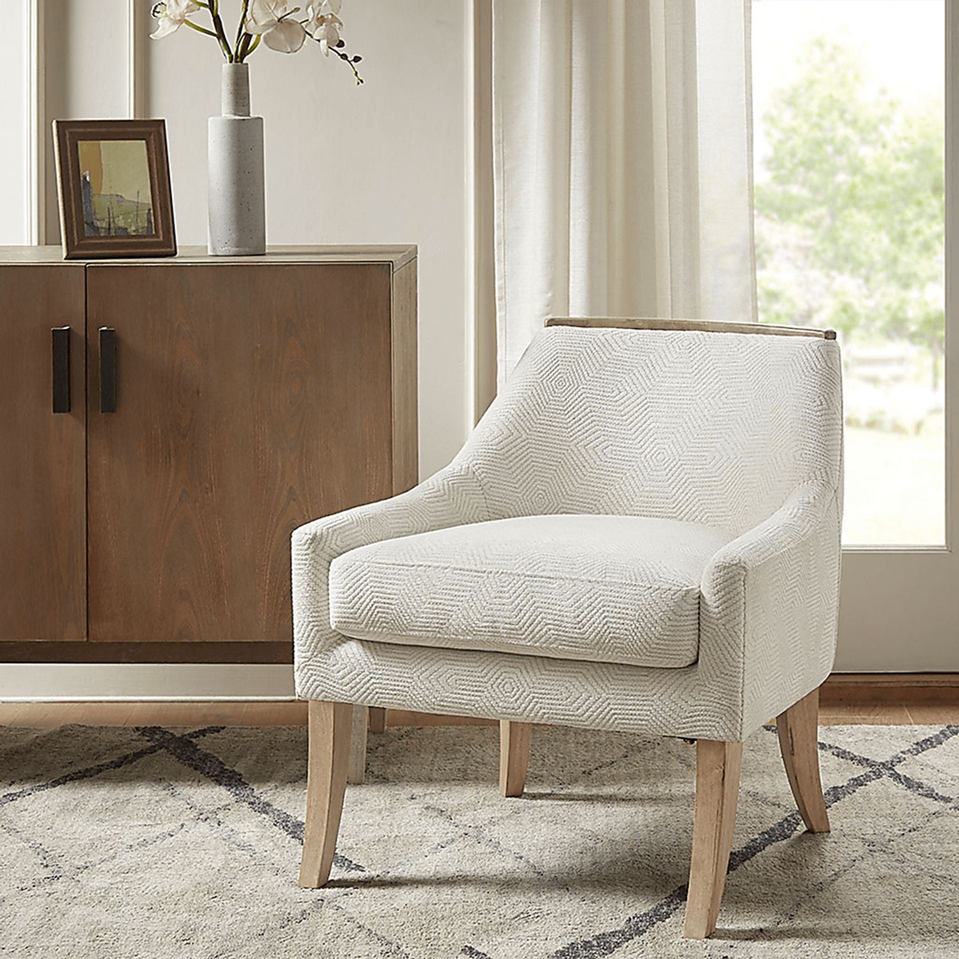 Warsoff Ivory Accent Chair - Image 7