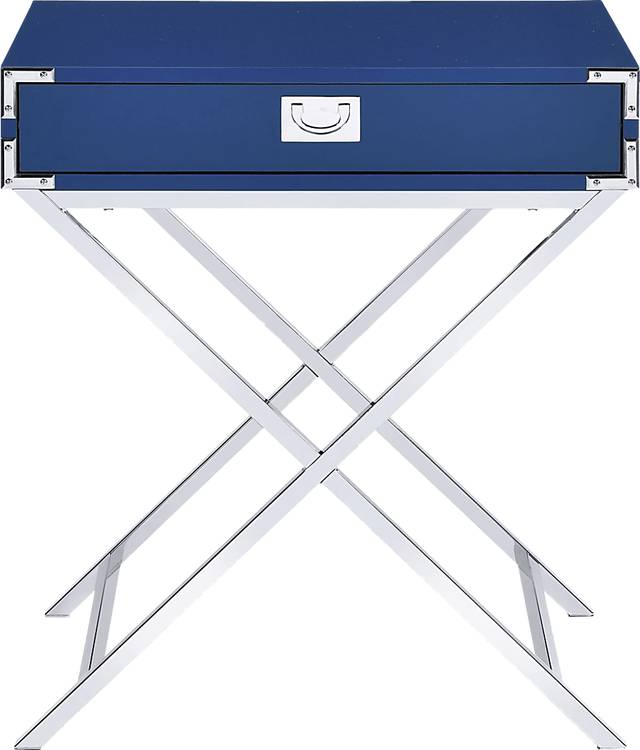 Wartelle Blue Accent Table - Thumbnail - Image 2