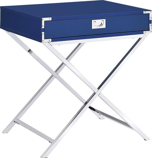 Wartelle Blue Accent Table - Thumbnail - Image 1