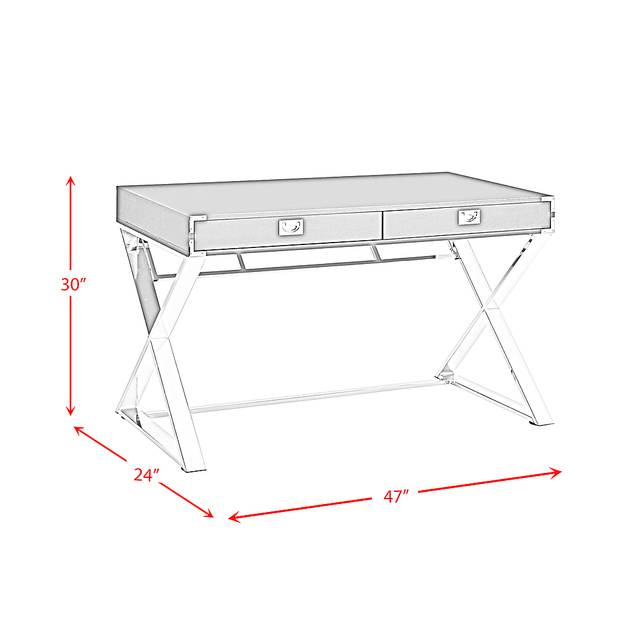 Wartelle Blue Desk - Thumbnail - Image 9
