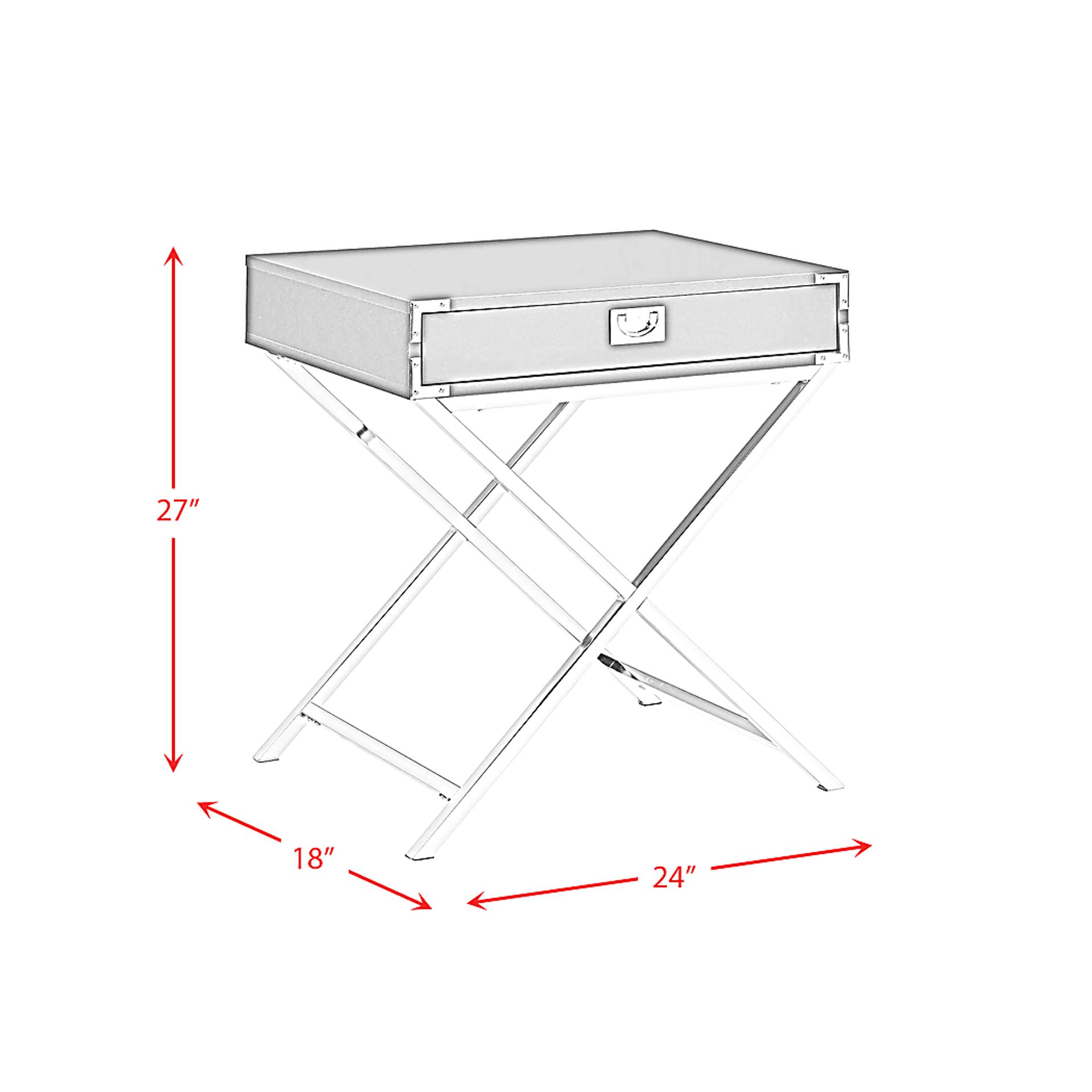 Wartelle White Accent Table - Image 8