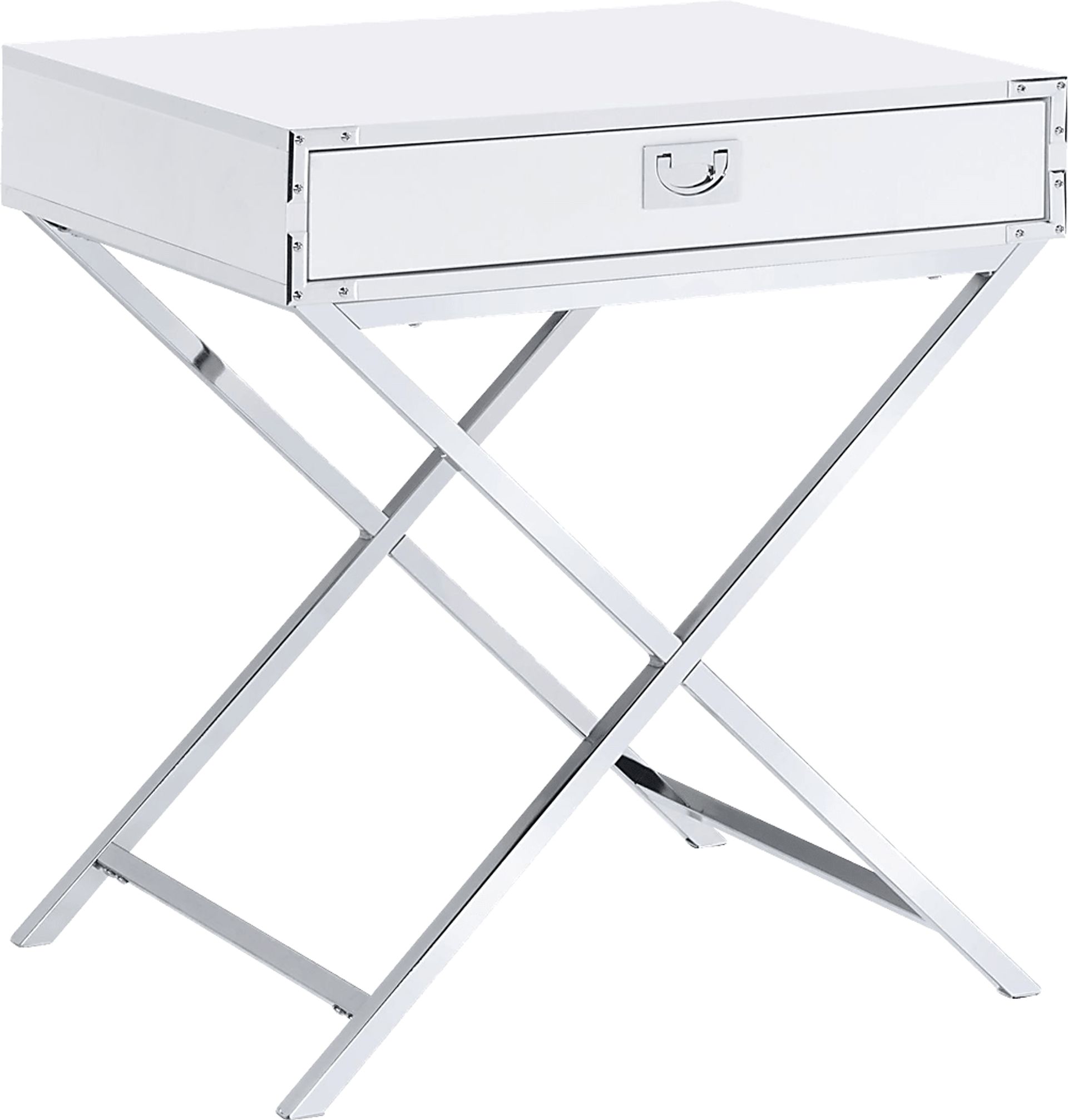 Wartelle White Accent Table - Image 1