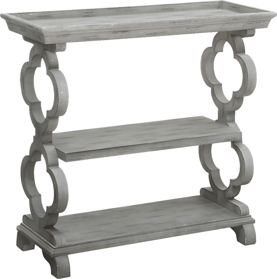 Wasatch Way Gray Console Table