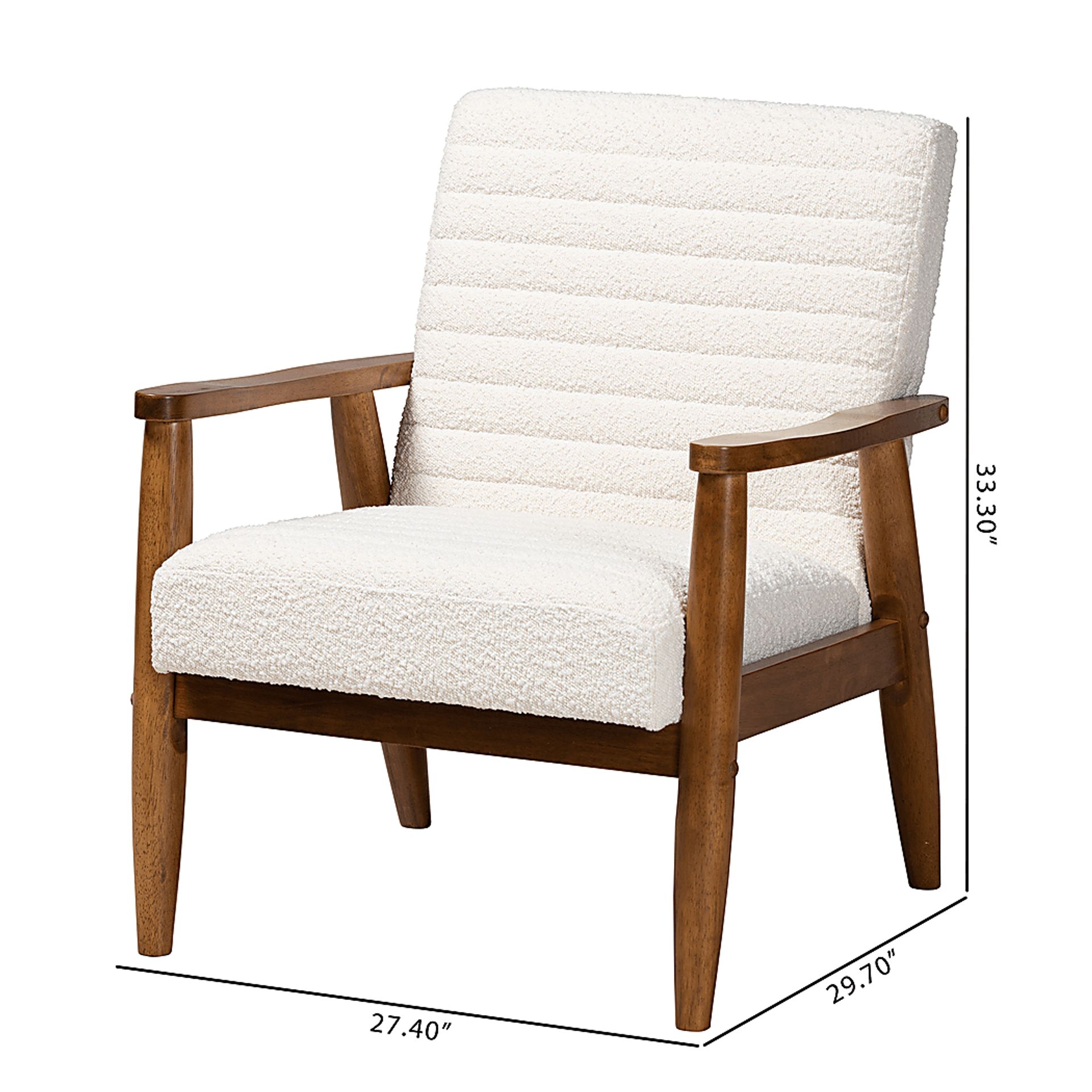 Washakie Walnut Accent Chair - Image 9