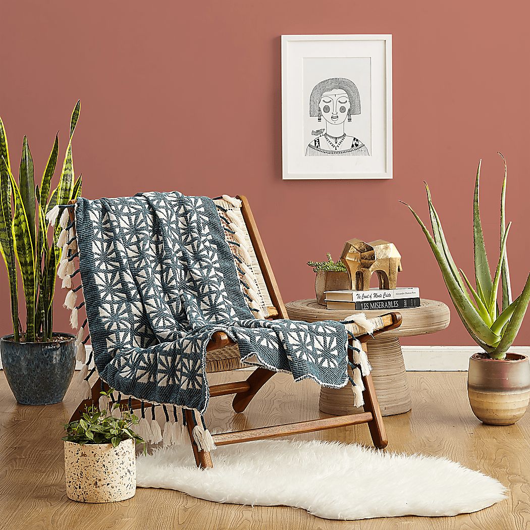 Washentaw Green Throw Blanket