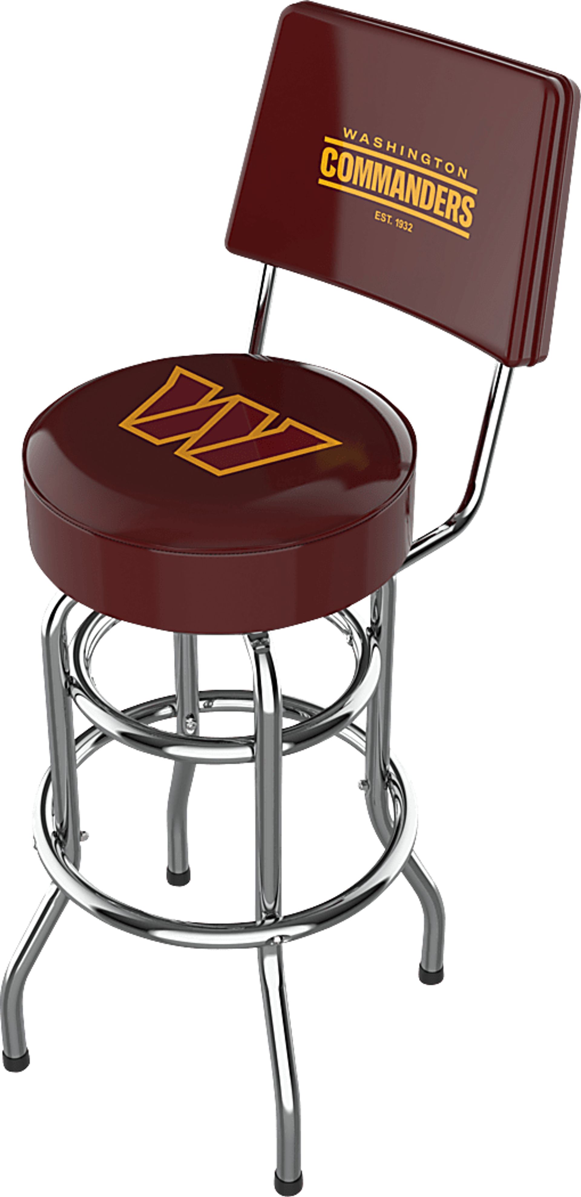 Washington Commanders Burgundy Barstool - Image 1