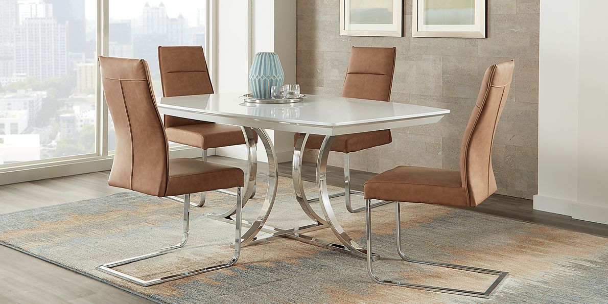 Rooms to go 2025 glass dining table