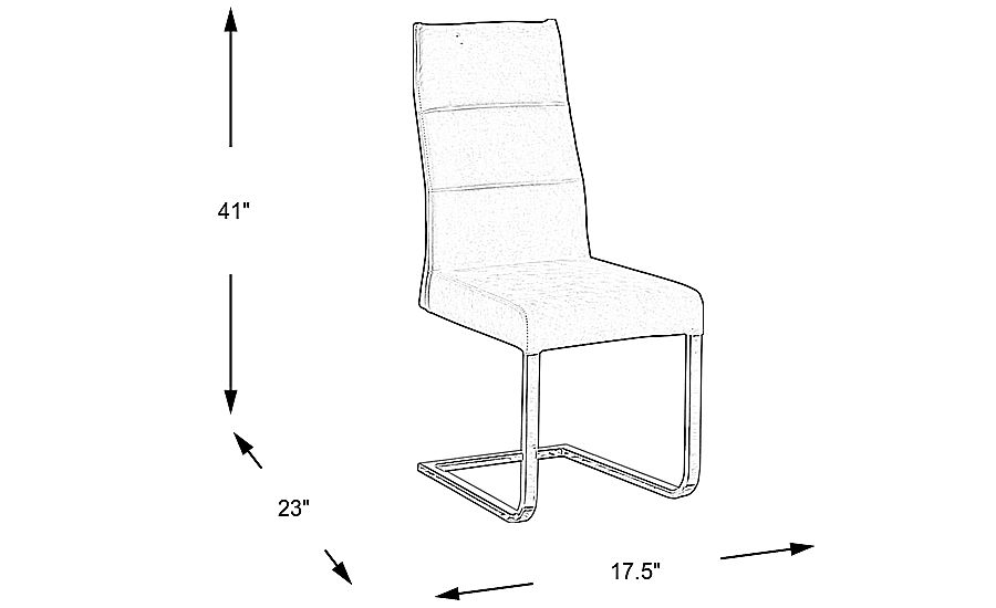 Washington Square Gray Side Chair Rooms To Go