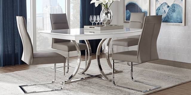 Washington Square Gray Side Chair - Thumbnail - Image 3