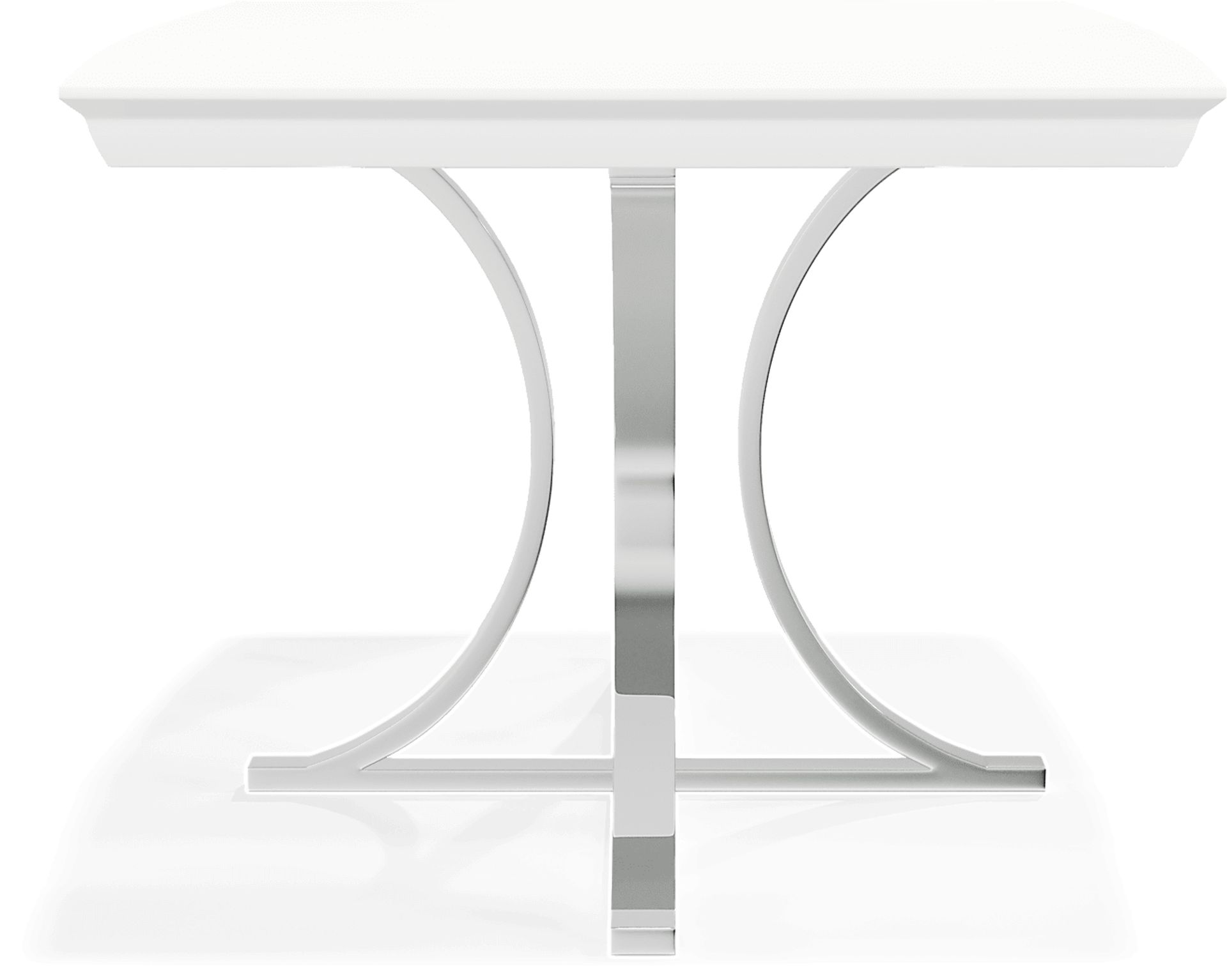 Washington Square White Dining Table - Image 4