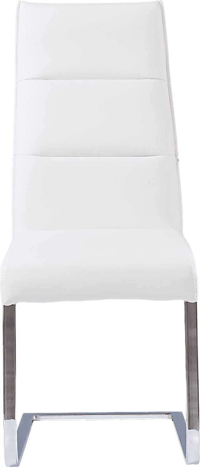 Washington Square White Side Chair - Thumbnail - Image 3