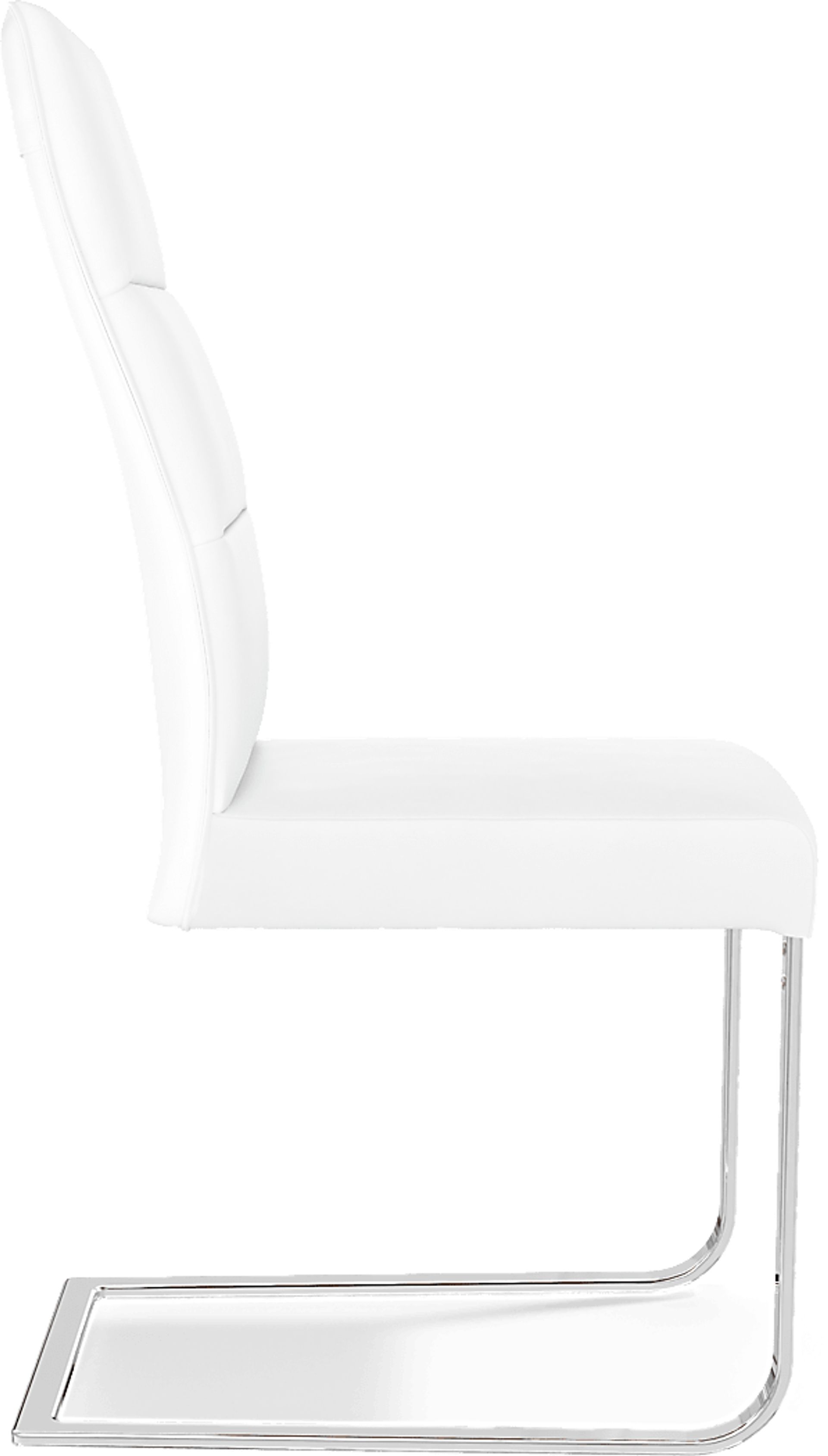 Washington Square White Side Chair - Image 3