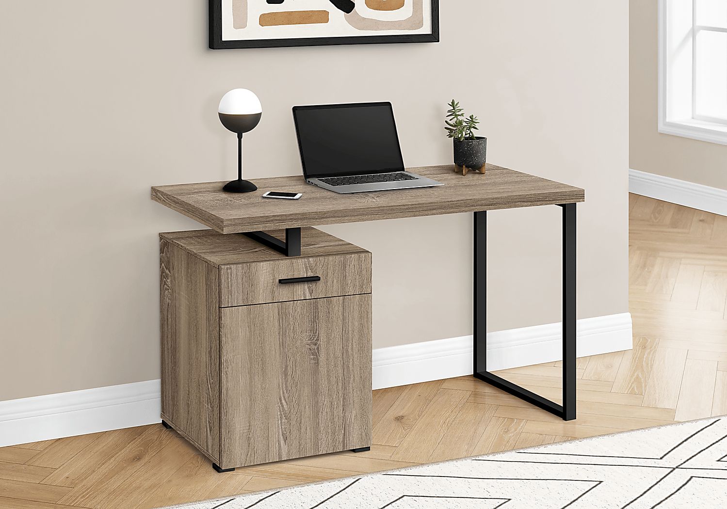 Washita Taupe Desk