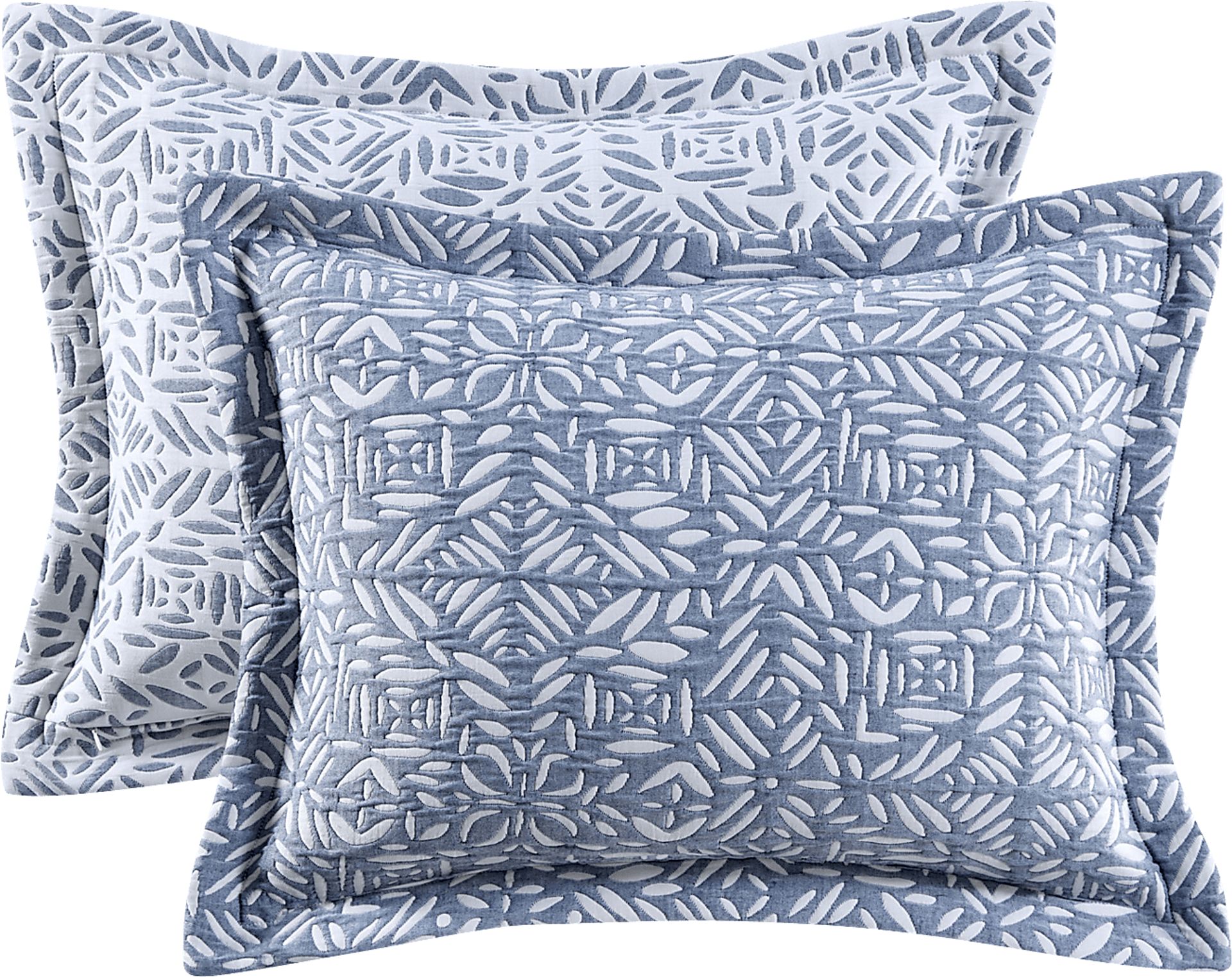 Washmon Blue 4 Pc Full/Queen Coverlet Set - Image 8