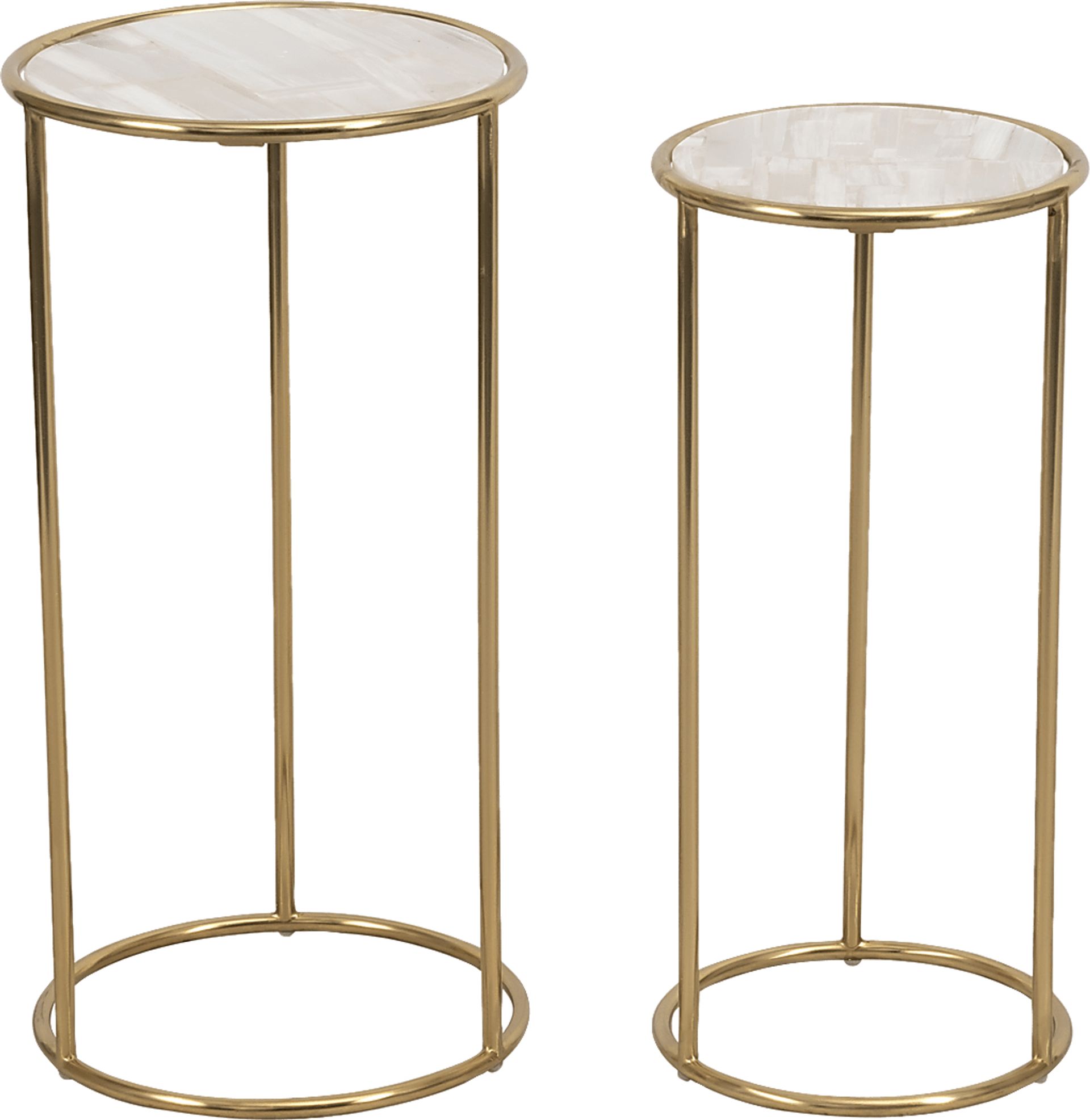 Wastenaw White Accent Table, Set of 2 - Image 2