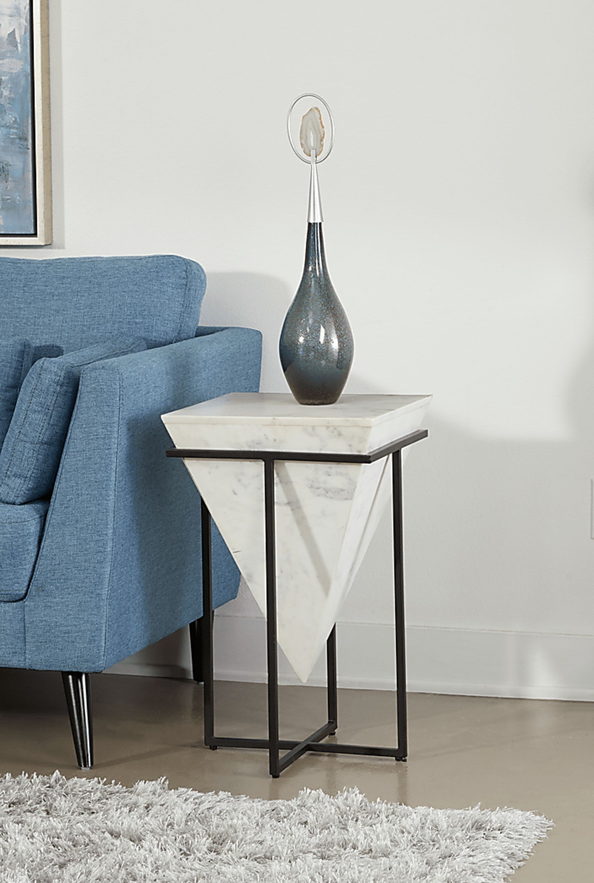 Watchells White Accent Table - Image 2