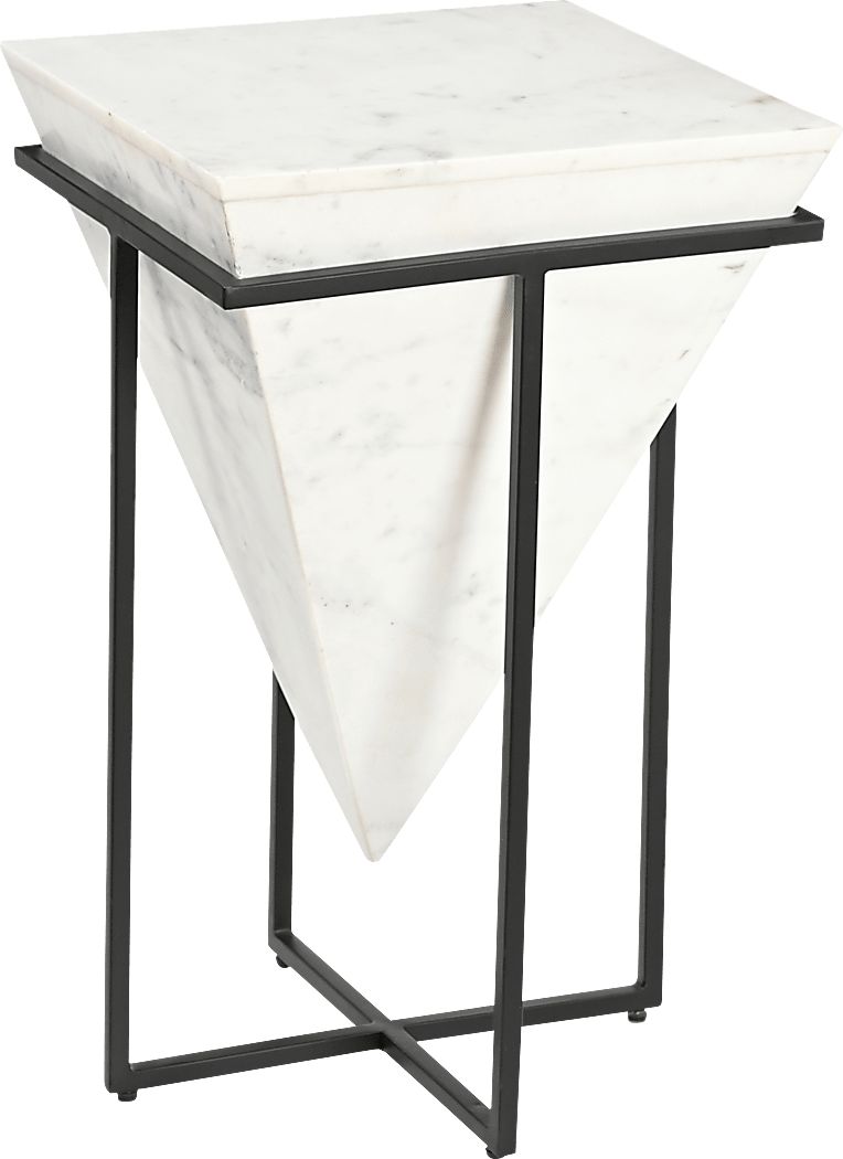 Watchells White Accent Table