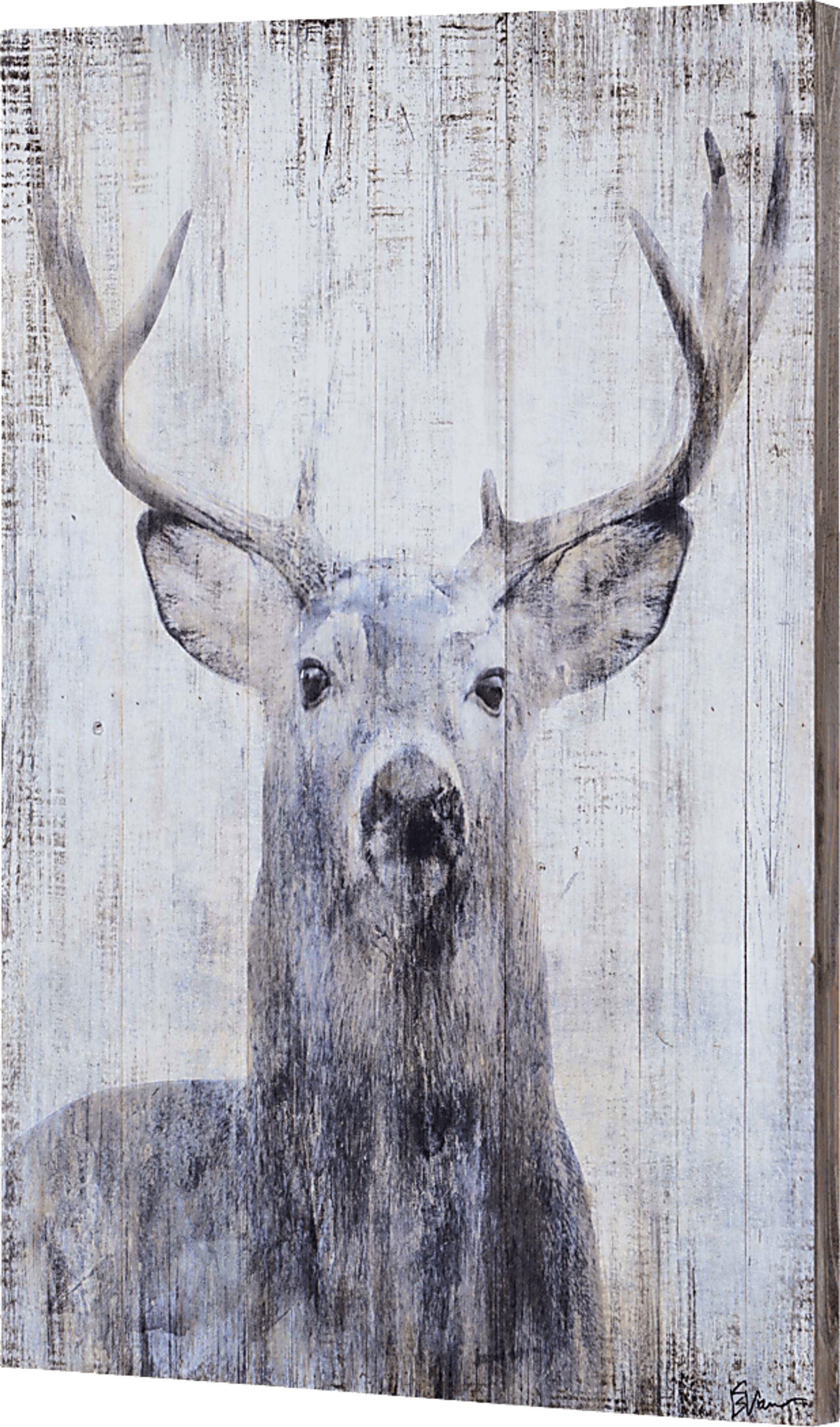 Watchful Deer Brown Artwork - Image 2