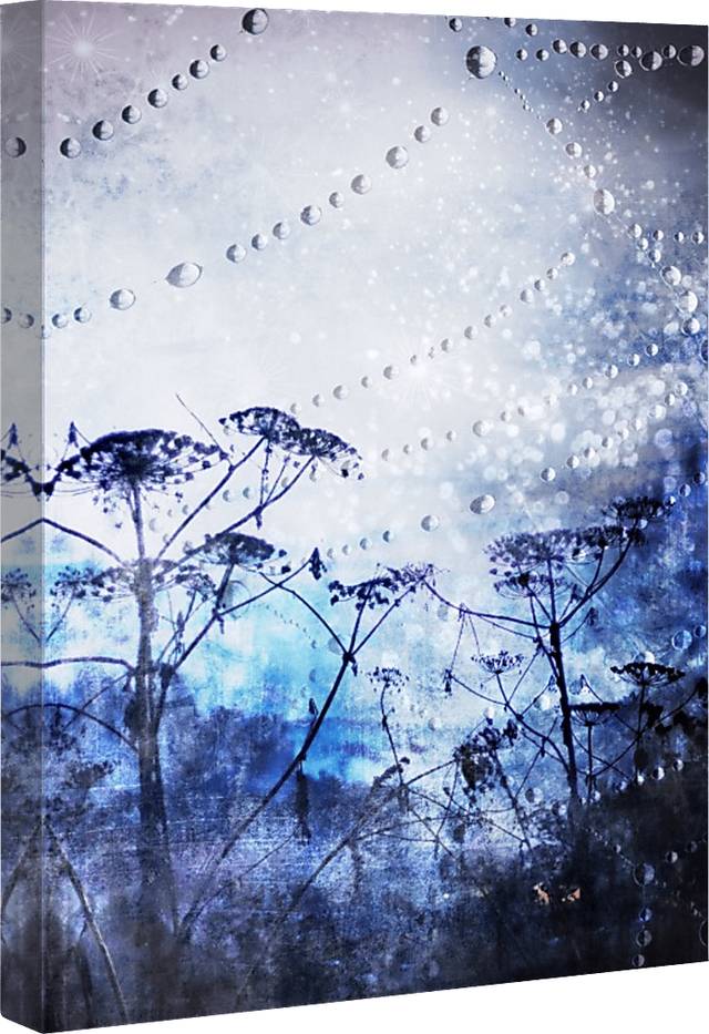 Water Droplets Purple Artwork - Thumbnail - Image 2