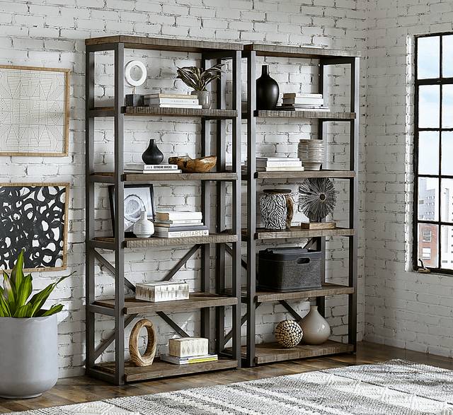 Water Mill 2 Pc Bookcase Set - Thumbnail - Image 2