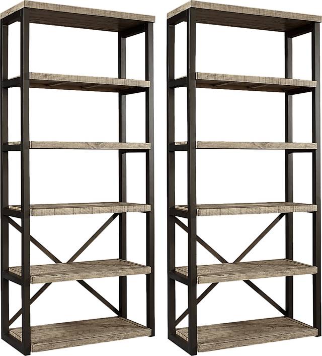 Water Mill 2 Pc Bookcase Set - Thumbnail - Image 1