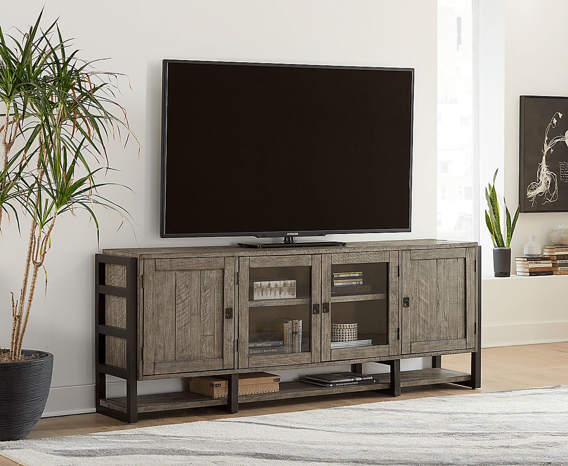 Water Mill Gray 85 in. Console - Image 3