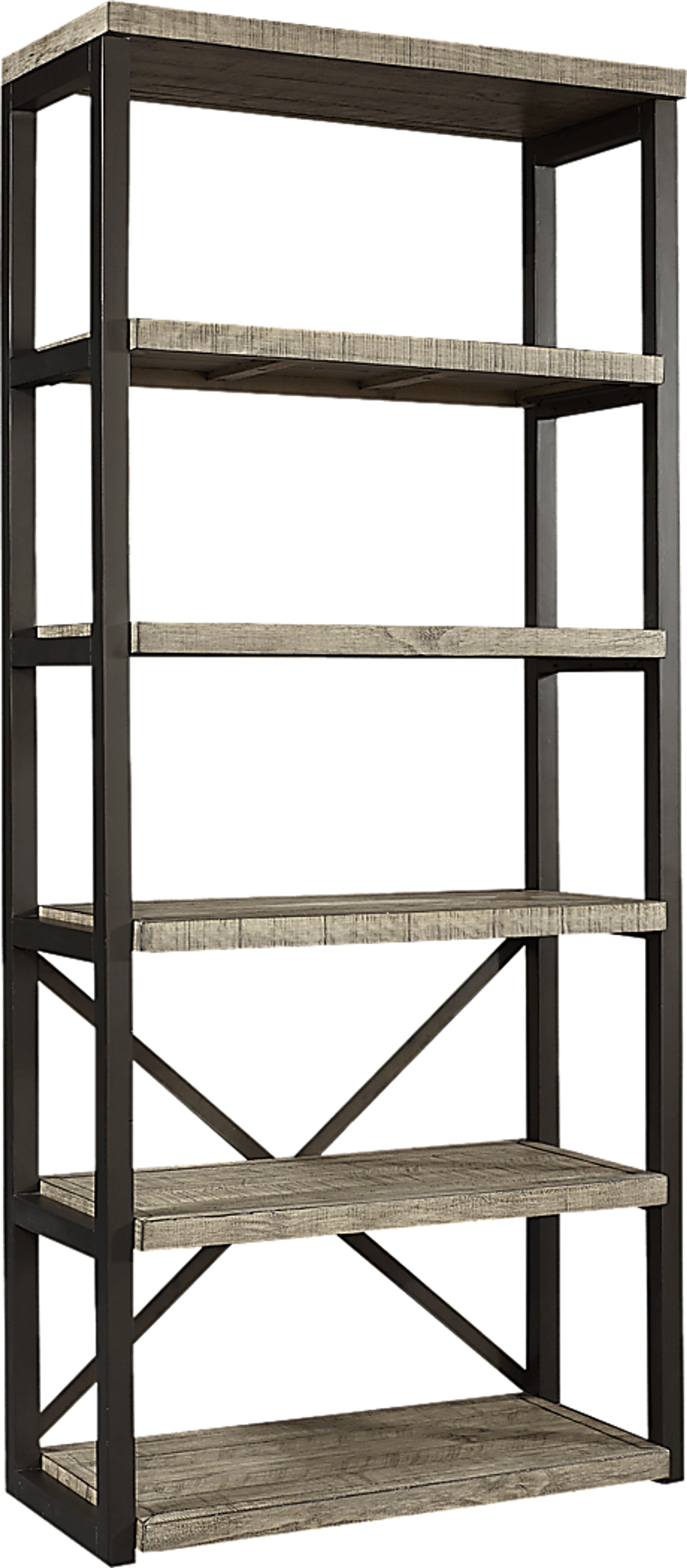 Water Mill Gray Bookcase - Image 1