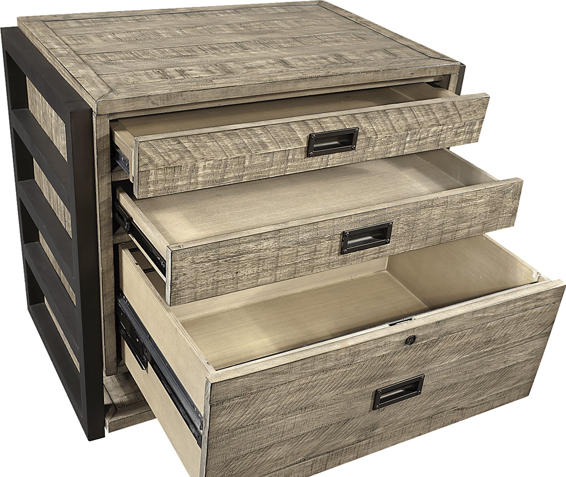 Water Mill Gray File Cabinet - Image 2
