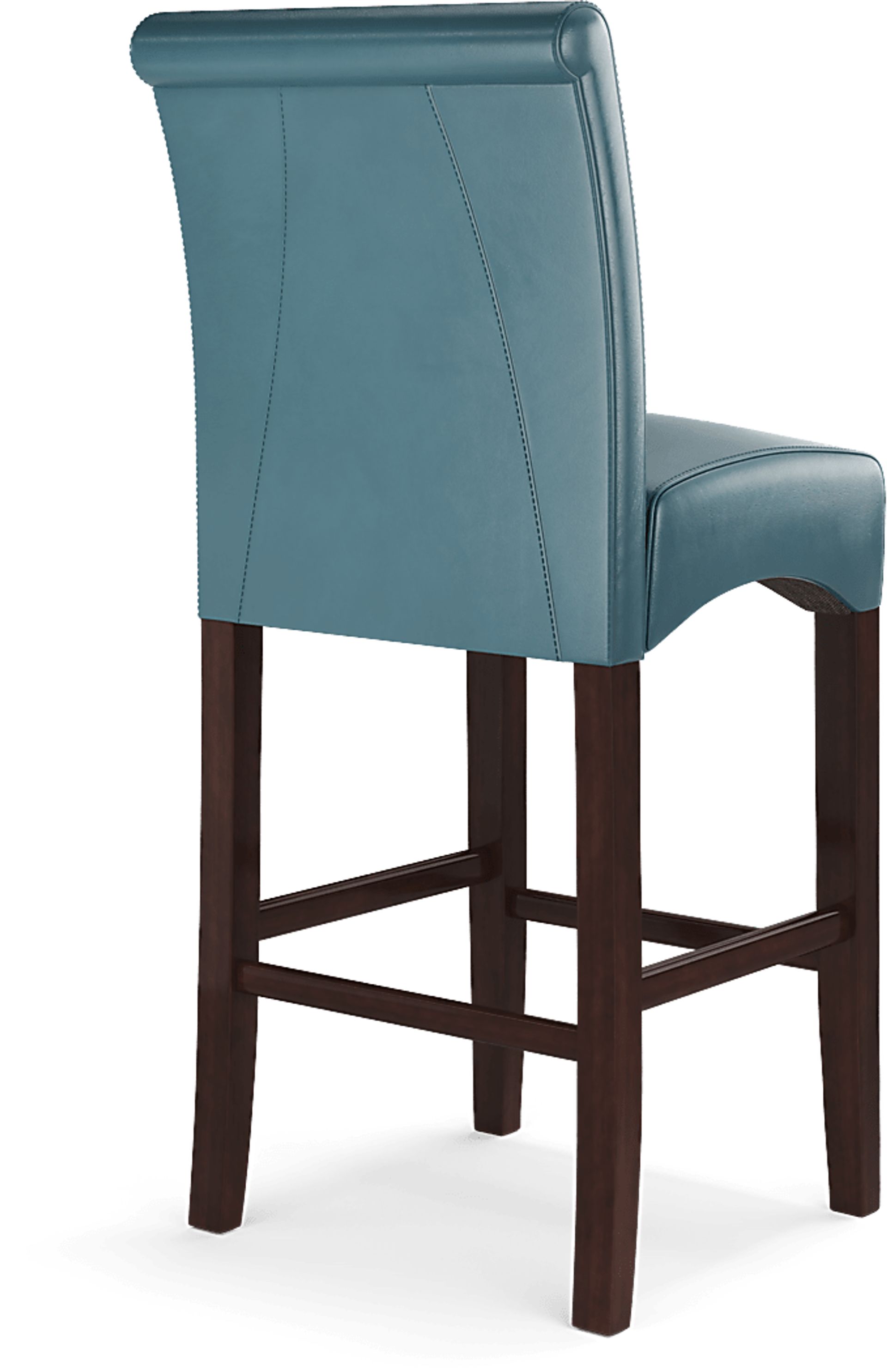 Watercolor Aqua Barstool - Image 4