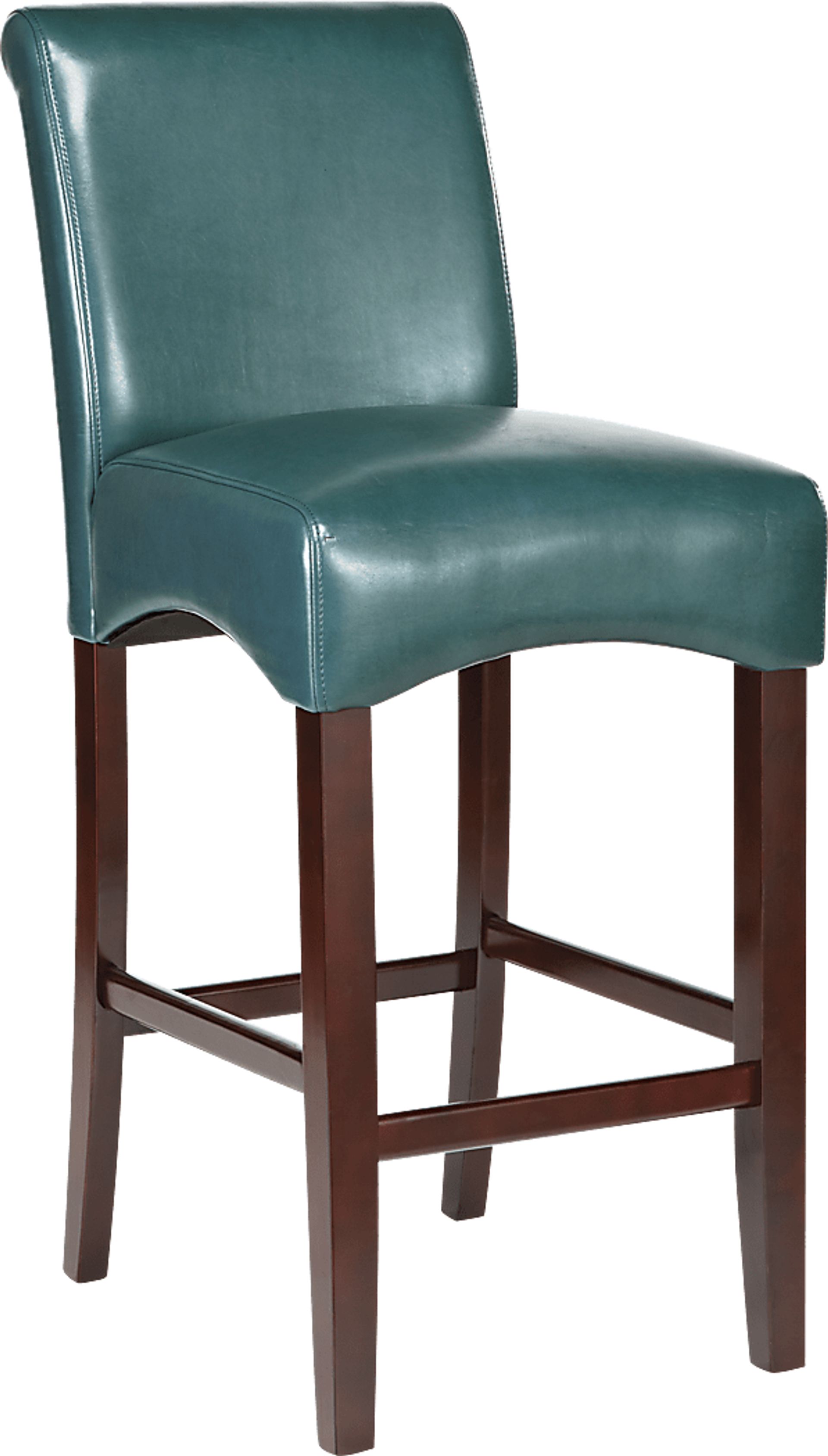 Watercolor Blue Barstool - Image 1