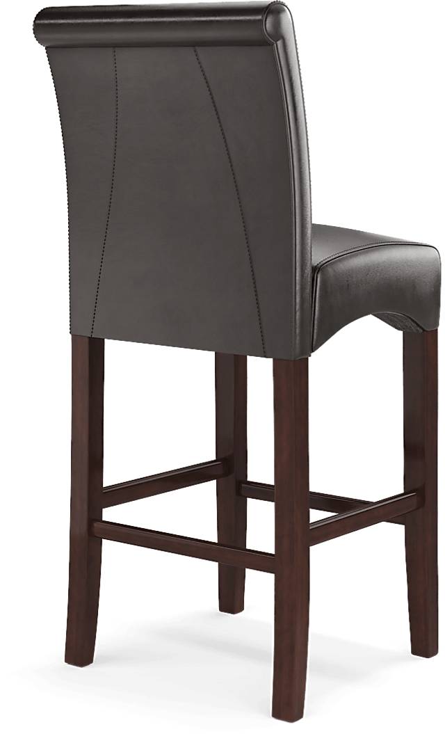 Galeno Cherry 3 Pc Bar Set with Brown Barstools - Thumbnail - Image 7