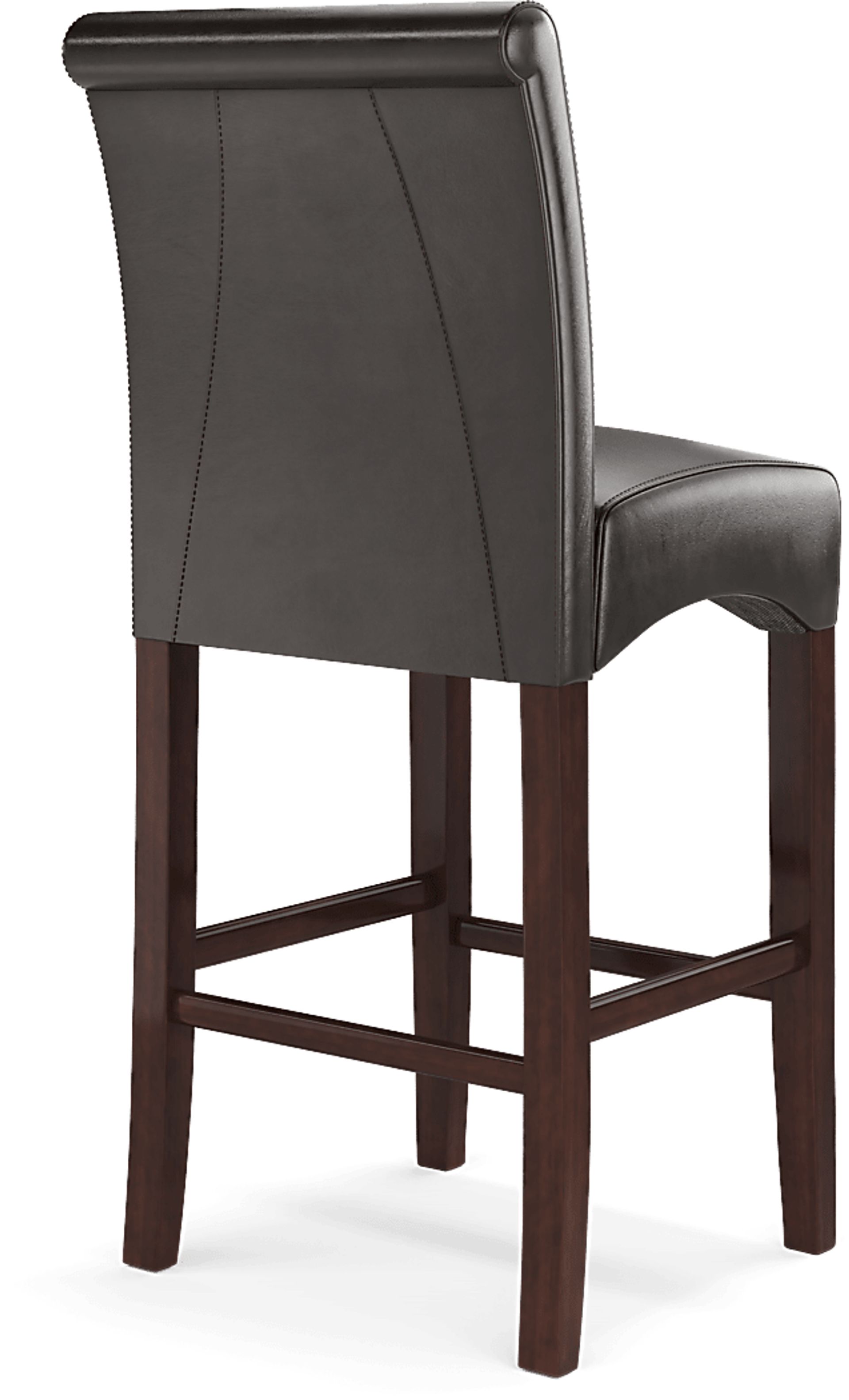 Watercolor Brown Barstool - Image 4