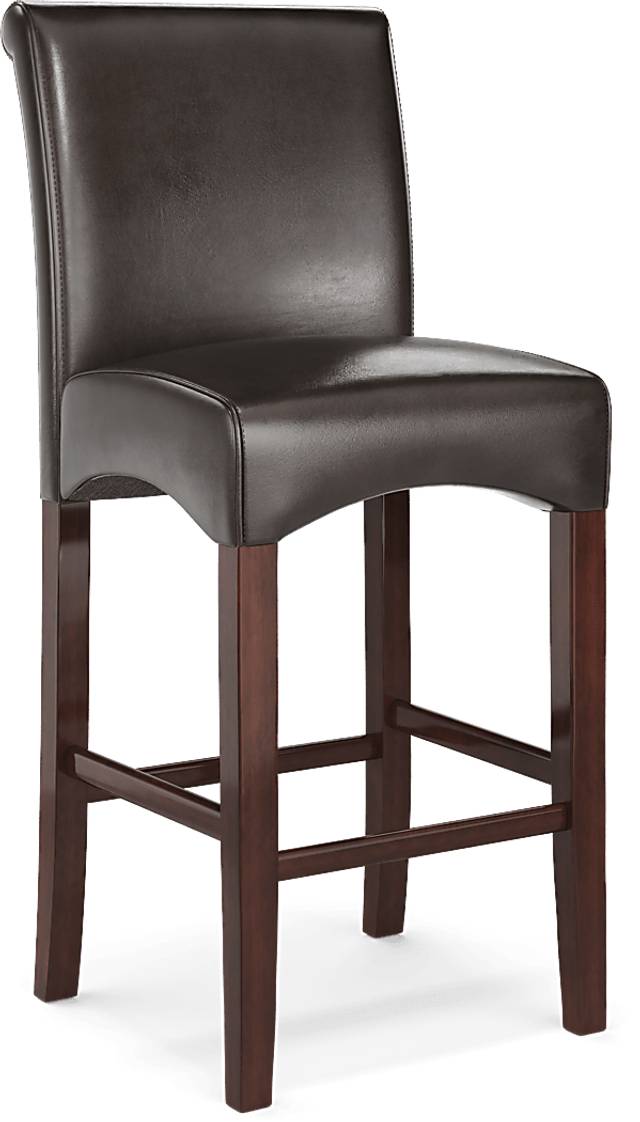 Galeno Cherry 3 Pc Bar Set with Brown Barstools - Thumbnail - Image 4