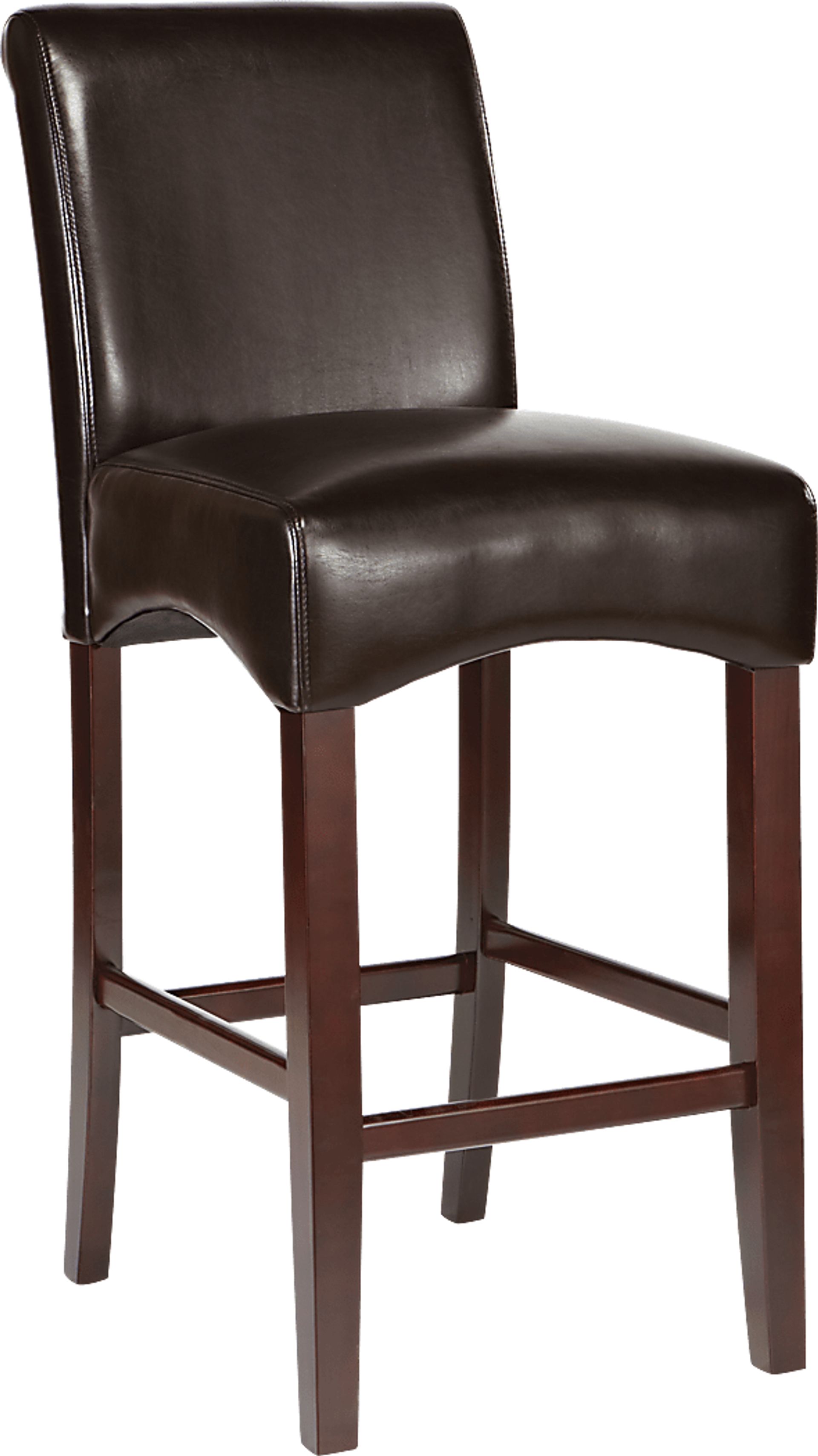 Watercolor Brown Barstool - Image 1