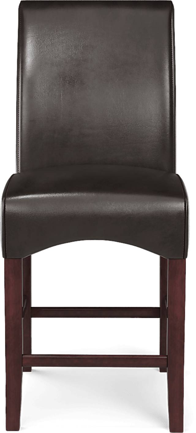 Watercolor Brown Counter Height Stool - Thumbnail - Image 2