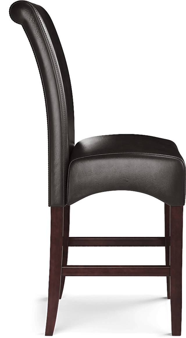 Watercolor Brown Counter Height Stool - Thumbnail - Image 3