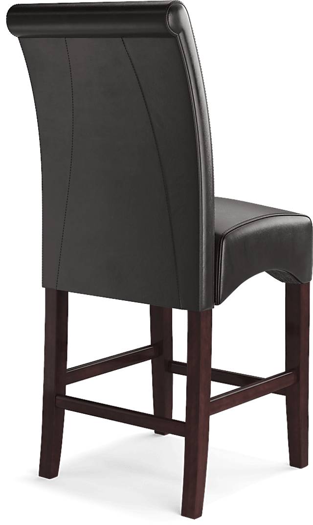 Watercolor Brown Counter Height Stool - Thumbnail - Image 4