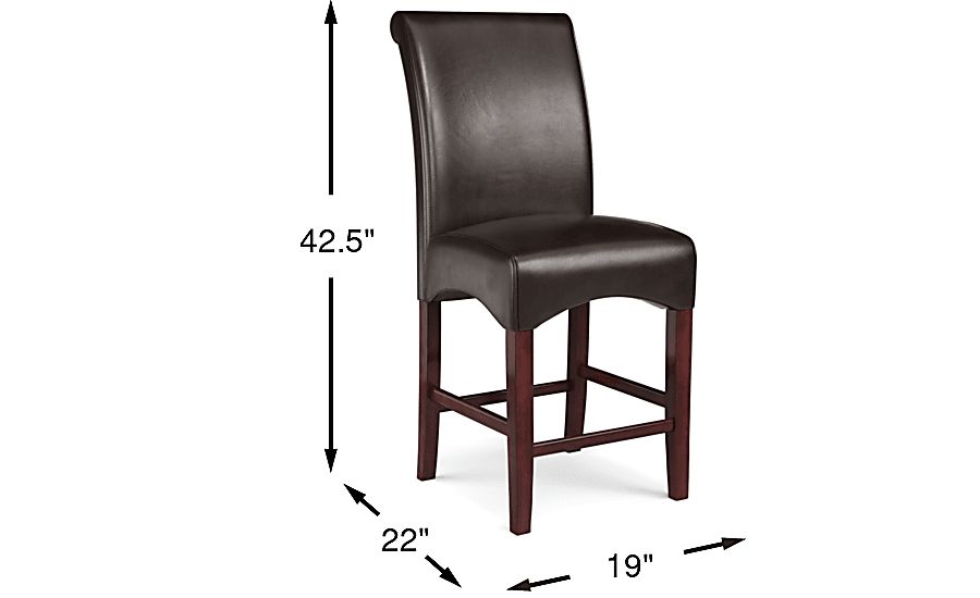 Watercolor Brown Counter Height Stool Rooms To Go