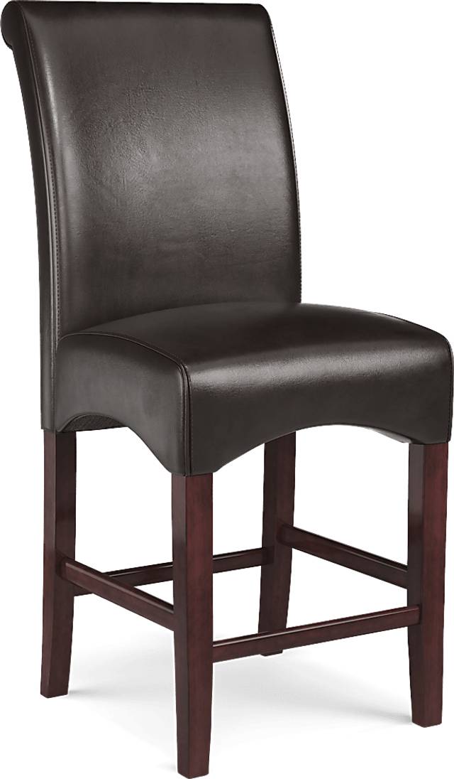 Watercolor Brown Counter Height Stool - Thumbnail - Image 1
