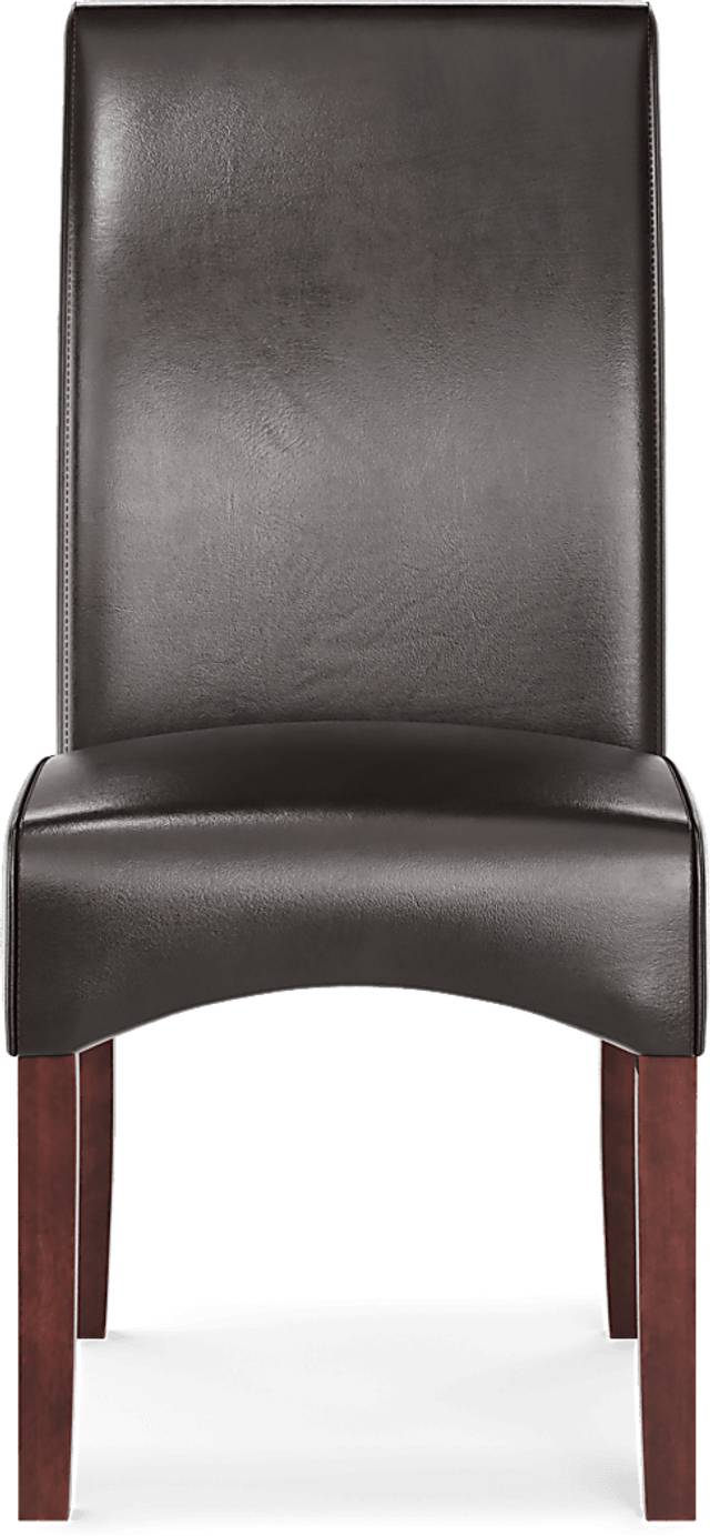 Watercolor Brown Side Chair - Thumbnail - Image 2