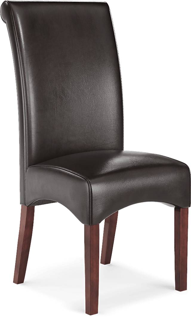 Watercolor Brown Side Chair - Thumbnail - Image 1