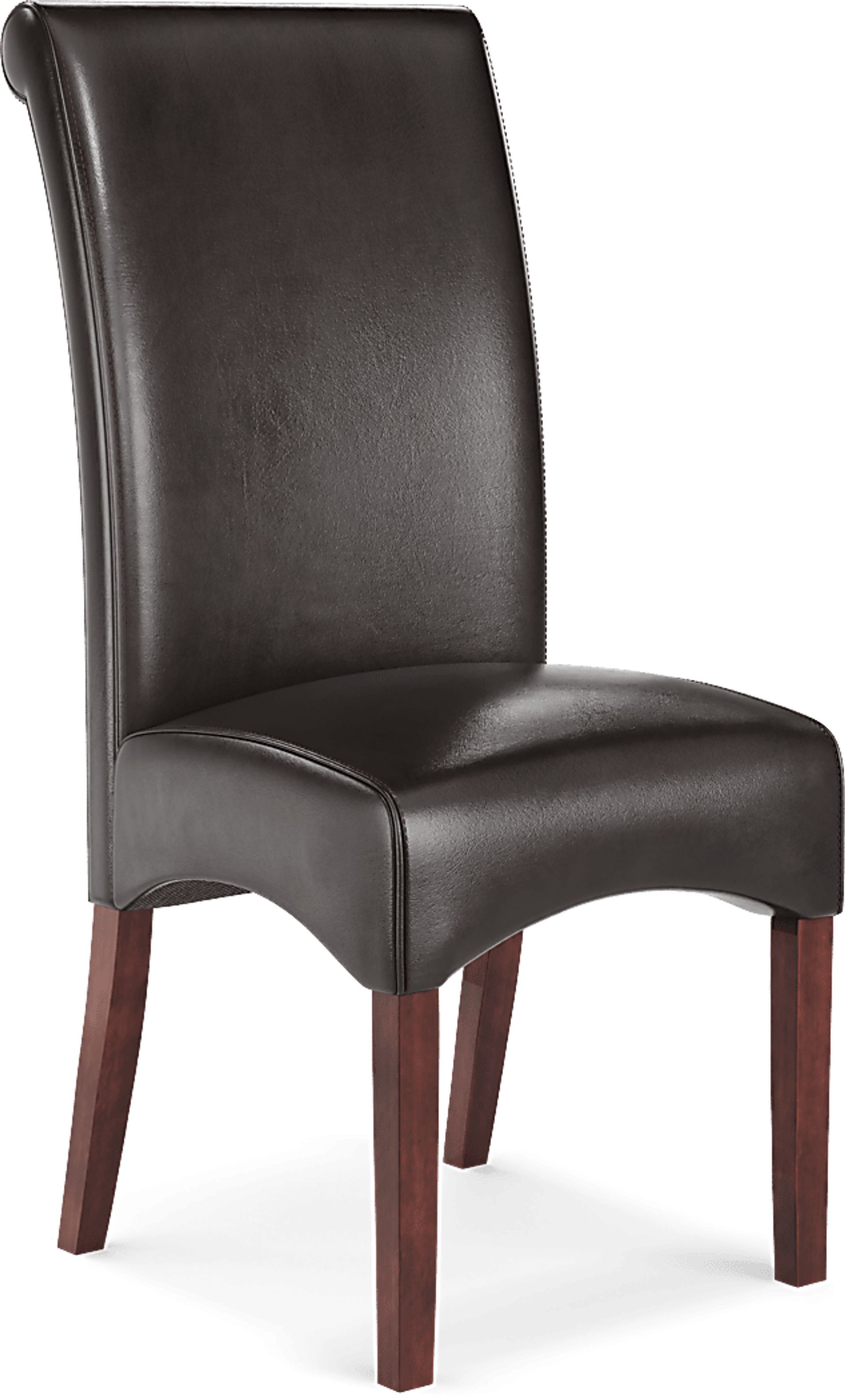 Watercolor Brown Side Chair - Image 1