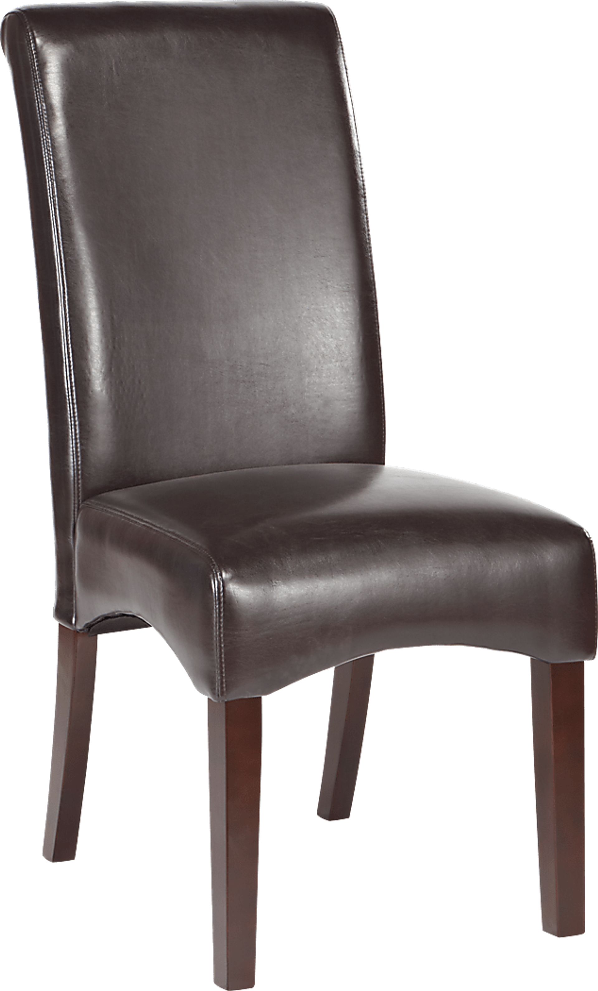 Delmon Walnut 5 Pc Oval Dining Set with Brown Chairs - Image 3