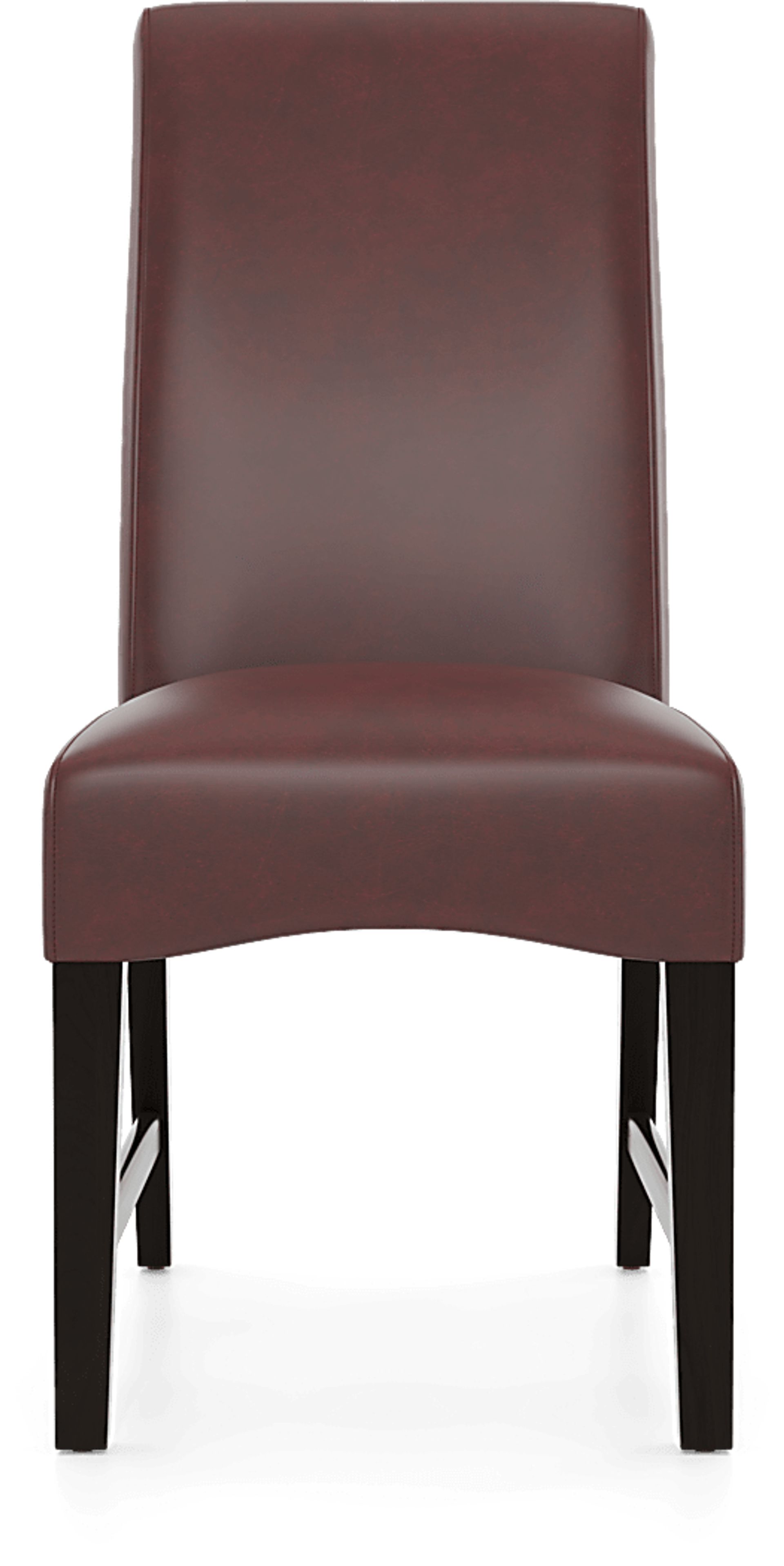 Watercolor Burgundy Upholstered Side Chair - Image 3