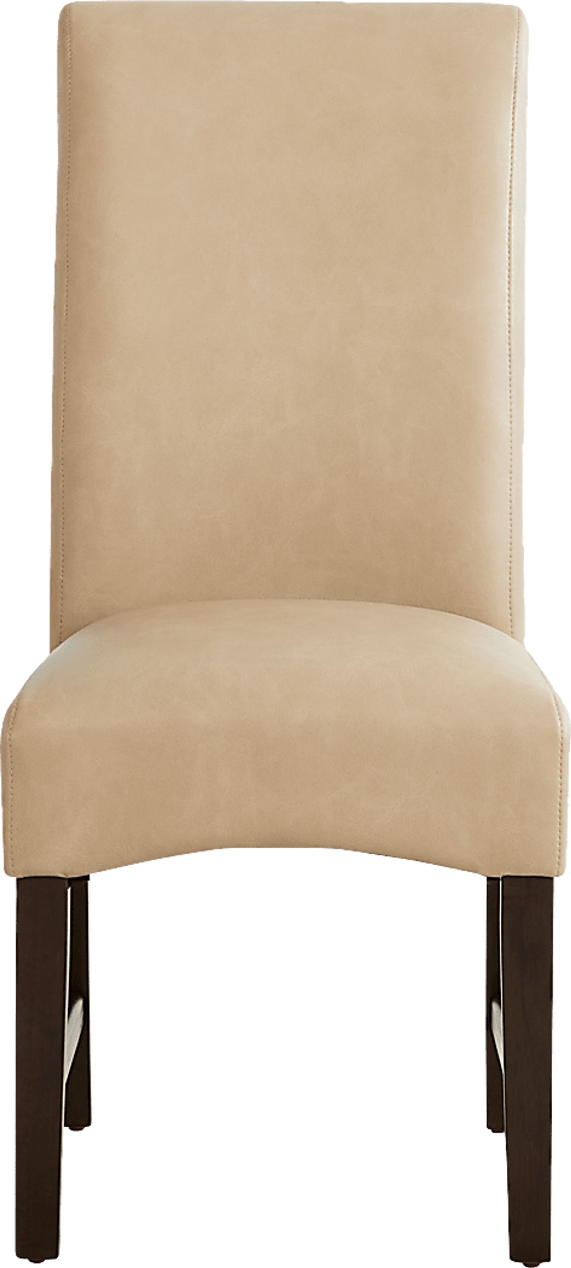 Ciara Espresso 5 Pc 48" Round Dining Room with Champagne Chairs - Image 4