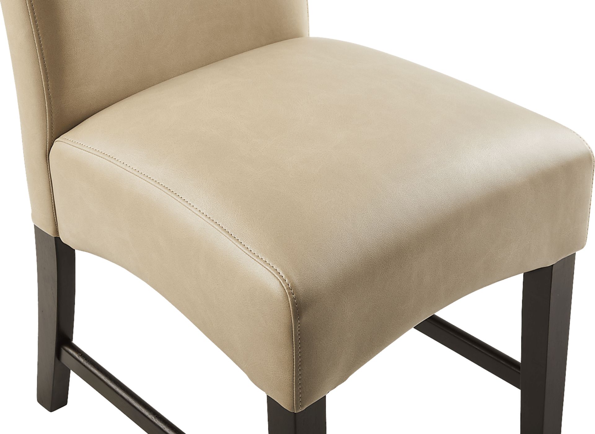 Ciara Espresso 5 Pc 48" Round Dining Room with Champagne Chairs - Image 5