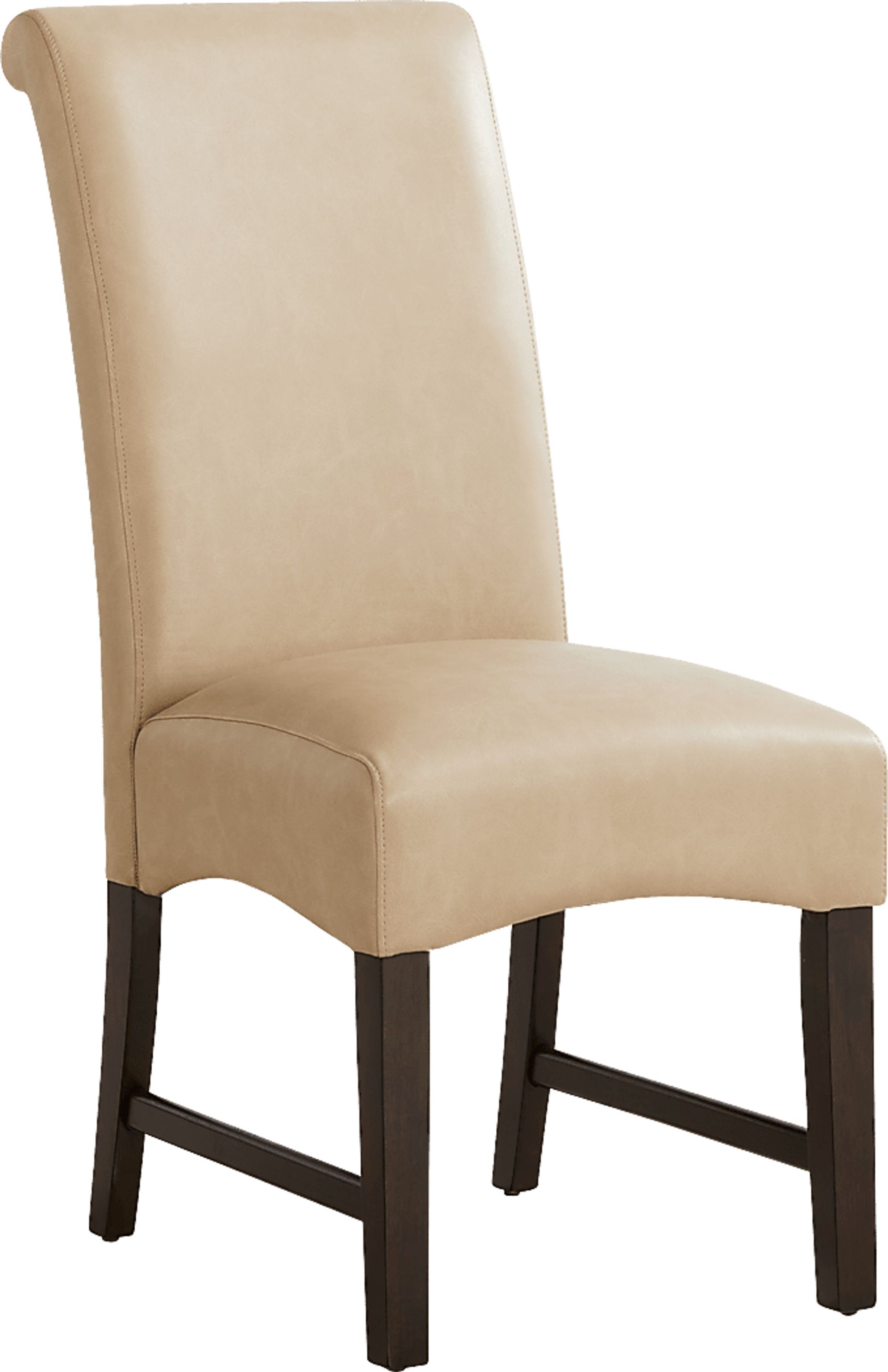 Ciara Espresso 5 Pc 48" Round Dining Room with Champagne Chairs - Image 3