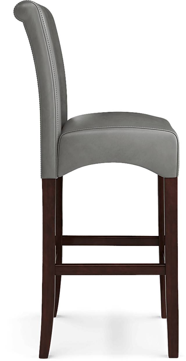 Galeno Cherry 3 Pc Bar Set with Charcoal Barstools - Thumbnail - Image 6